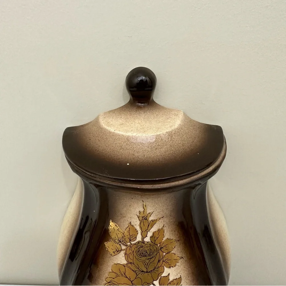 Vintage Decorative Gold Roses Wall Hanging Dispenser/Basin Top - Picture 3 of 10